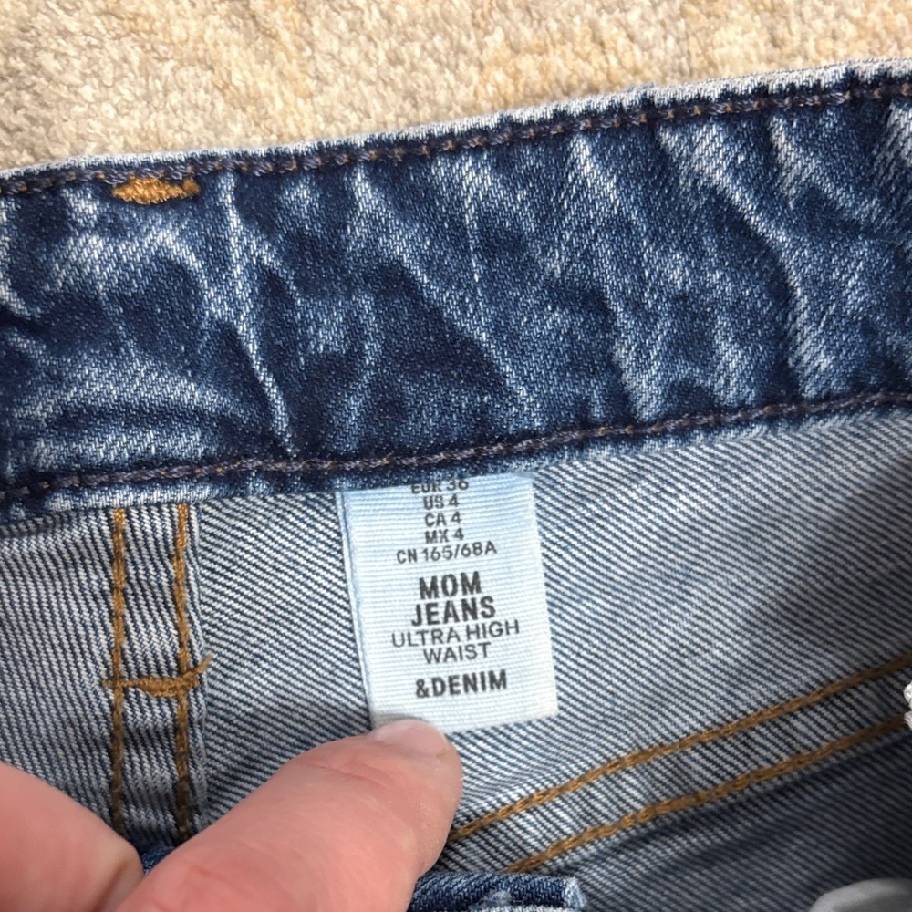 Classic High Rise Denim Jeans - Picture 2 of 4